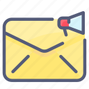 ads, envelope, letter, mail, message, newsletter
