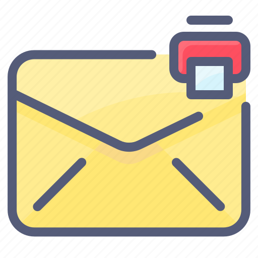 Envelope, letter, mail, message, print icon - Download on Iconfinder