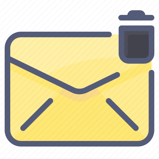 Bin, delete, envelope, letter, mail, message, trash icon - Download on Iconfinder