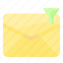 envelope, filter, letter, mail, message 
