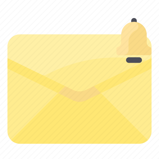 Bell, envelope, letter, mail, message, notification, ring icon - Download on Iconfinder