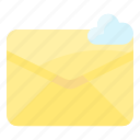 cloud, data, envelope, letter, mail, message 