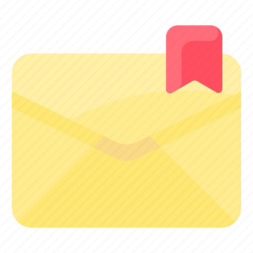 Bookmark, envelope, letter, mail, message icon - Download on Iconfinder