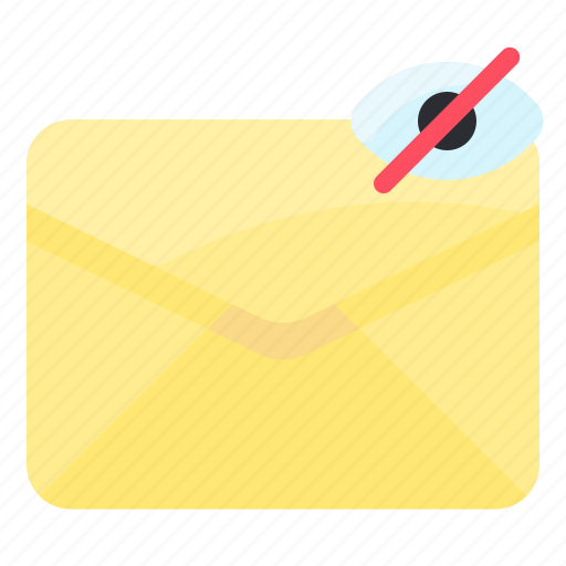 Envelope, eye, hide, invisible, letter, mail, message icon - Download on Iconfinder