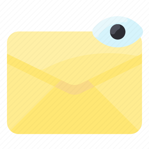 Envelope, eye, letter, mail, message, view icon - Download on Iconfinder