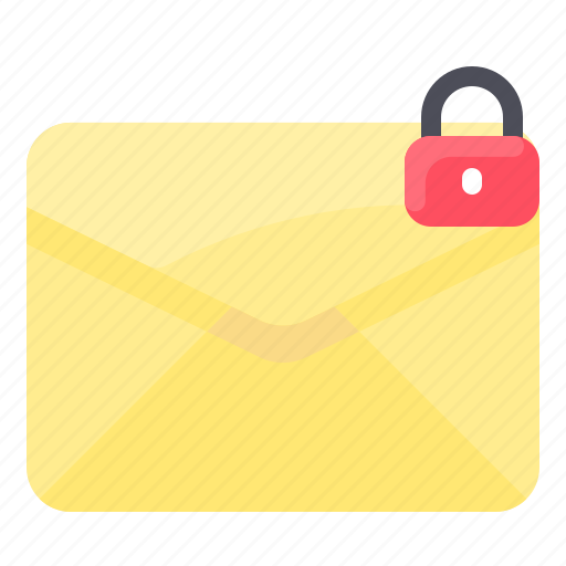 Envelope, letter, lock, mail, message, secure icon - Download on Iconfinder