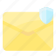 envelope, guard, letter, mail, message, protect, secure 