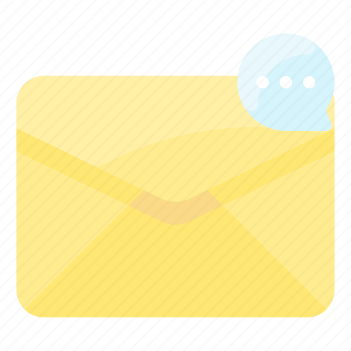 Bubble, envelope, letter, mail, message, notification, speech icon - Download on Iconfinder