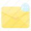 bubble, envelope, letter, mail, message, notification, speech 