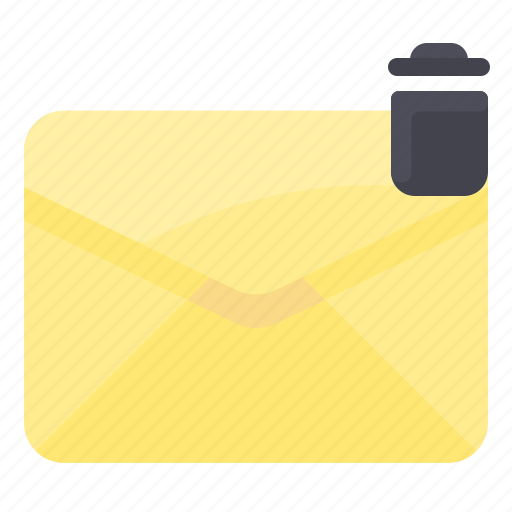 Bin, delete, envelope, letter, mail, message, trash icon - Download on Iconfinder