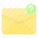 envelope, faq, letter, mail, message, question 