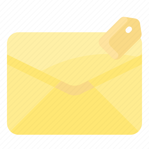 Envelope, letter, mail, message, tag icon - Download on Iconfinder