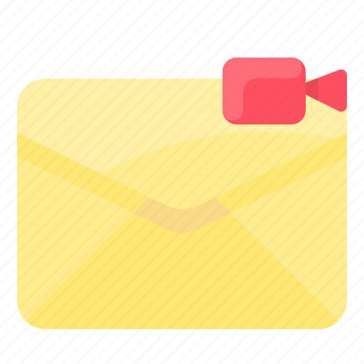 Envelope, letter, mail, message, video icon - Download on Iconfinder