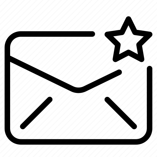 Envelope, letter, mail, message, star icon - Download on Iconfinder