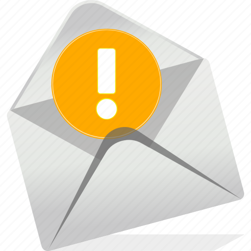 Email, logo, warning, alert, communication, danger, envelope icon - Download on Iconfinder