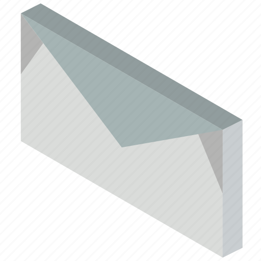 Envelope, iso, isometric, mail, post icon - Download on Iconfinder