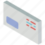 envelope, iso, isometric, mail, post, window 