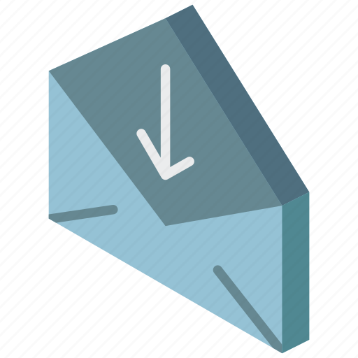 Download, iso, isometric, mail, post icon - Download on Iconfinder