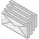 group, iso, isometric, mail, post