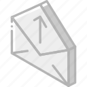 iso, isometric, mail, post, upload