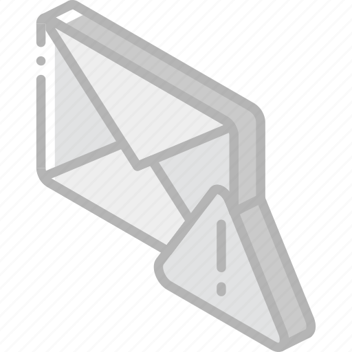 Iso, isometric, mail, post, urgent icon - Download on Iconfinder