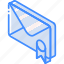 iso, isometric, mail, marked, post 