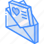 iso, isometric, letter, love, mail, post 