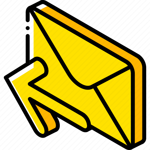 Iso, isometric, mail, post, send icon - Download on Iconfinder