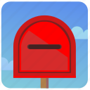mail, mailbox, message, post, postbox