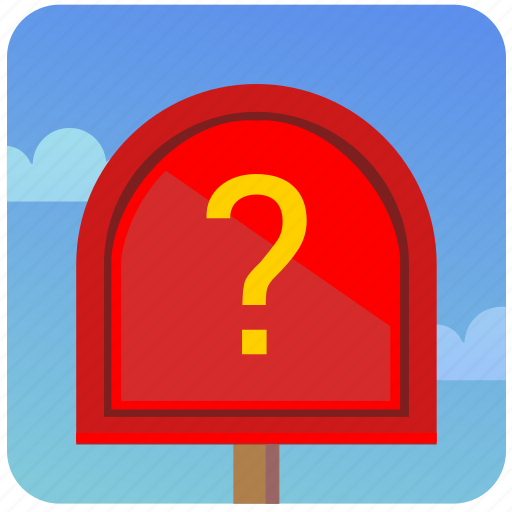 Mail, mailbox, post, postbox, quest, question icon - Download on Iconfinder