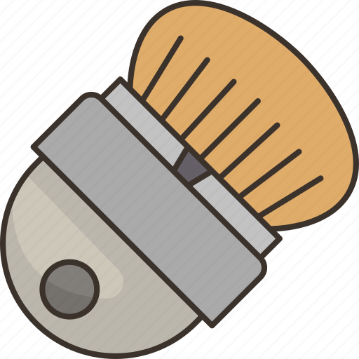 Brush, mirror, palm, foundation, cosmetic icon - Download on Iconfinder