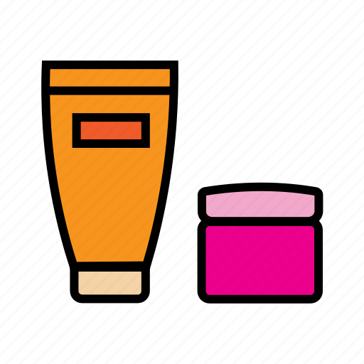Beauty care, beauty cream, cosmetics, face cream, makeup, skin care, sunscream icon - Download on Iconfinder