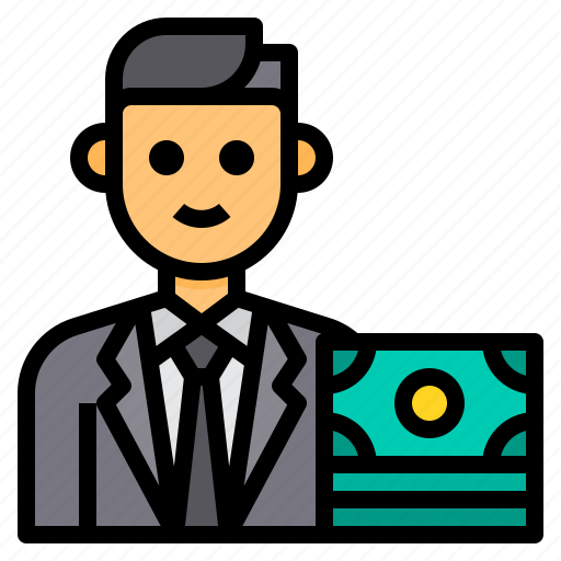 Accountant, occupation, banker, man, avatar icon - Download on Iconfinder