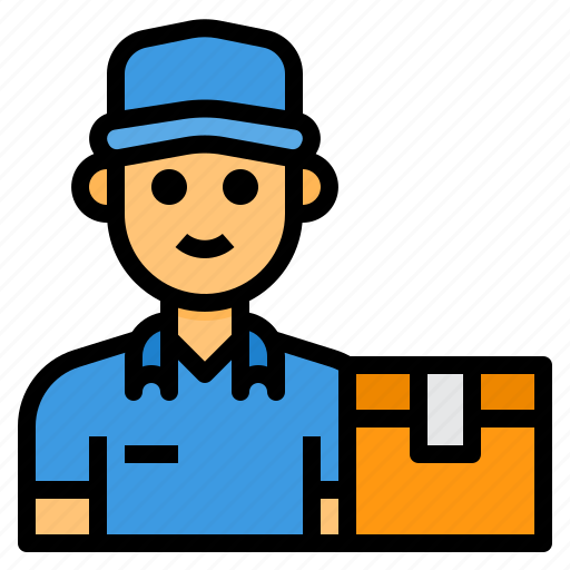Occupation, delivery, postman, man, avatar icon - Download on Iconfinder