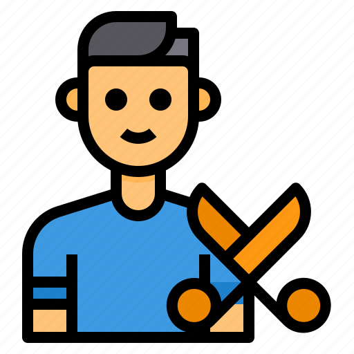Occupation, man, hairstylist, baber, avatar icon - Download on Iconfinder