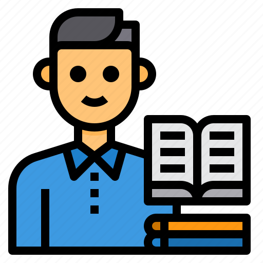 Library, occupation, libraian, man, avatar icon - Download on Iconfinder