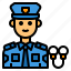job, policeman, occupation, man, avatar 