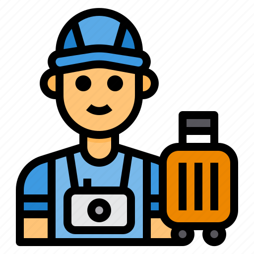 Travel, occupation, tourist, man, avatar icon - Download on Iconfinder
