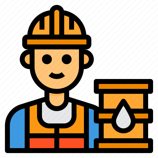 Oil, man, worker, avatar, refininery, occupation icon - Download on Iconfinder