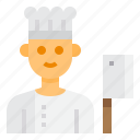 cooker, occupation, avatar, chef, man