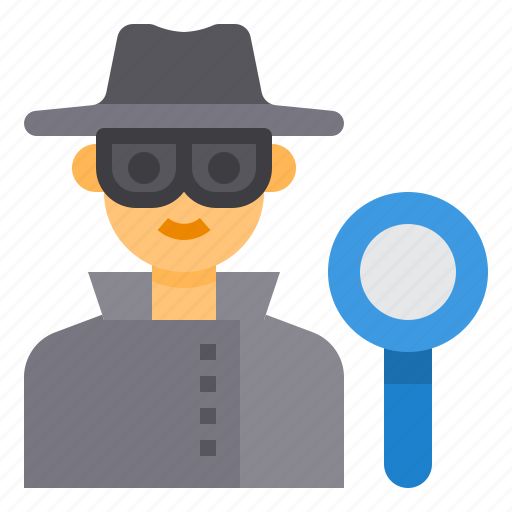 Man, people, avatar, detective, occupation icon - Download on Iconfinder