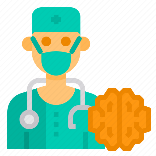 Doctor, occupation, avatar, surgery, brain icon - Download on Iconfinder