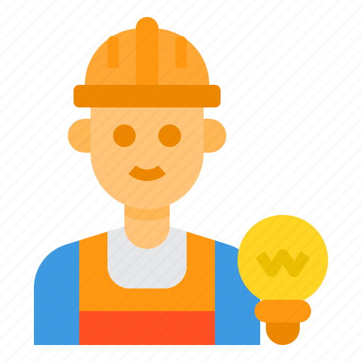 Man, electrician, avatar, job, occupation icon - Download on Iconfinder
