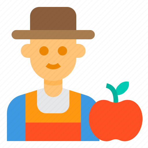 Man, avatar, friut, nutritionist, occupation icon - Download on Iconfinder