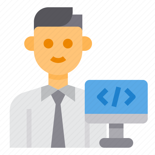 Man, coding, avatar, programmer, occupation icon - Download on Iconfinder