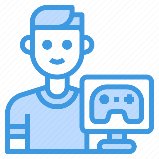 Man, occupation, avatar, game, gamer icon - Download on Iconfinder