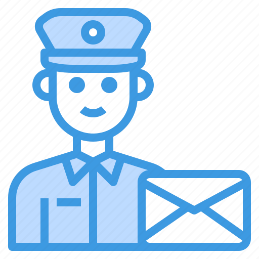 Postman, man, occupation, avatar, mail icon - Download on Iconfinder