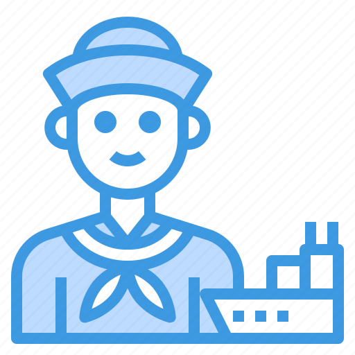 Sailor, man, avatar, job, occupation icon - Download on Iconfinder