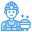 worker, man, occupation, avatar, mine 