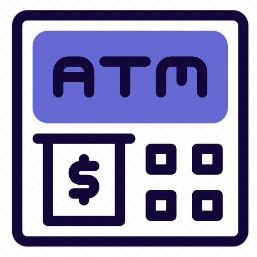 Atm, mall, payment, finance, automated teller machine, banking icon - Download on Iconfinder
